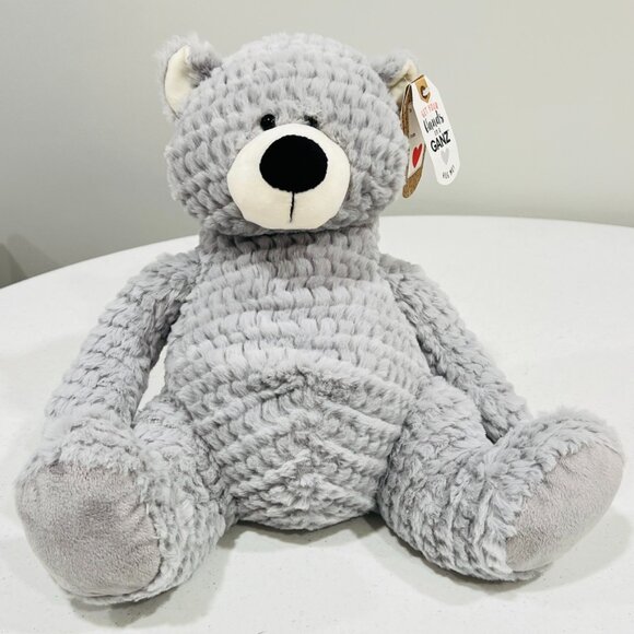 ganz Other - Get your Hands on a Ganz Collection H15078 DENVER Gray White 15” Teddy Bear NWT